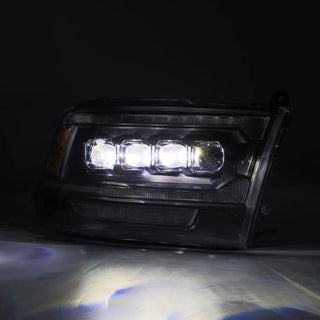 AlphaRex NOVA LED Projector Headlights (Black): Dodge Ram 2009 - 2018 (1500, 2500 & 3500)