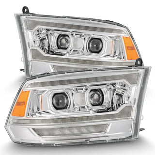 AlphaRex LUXX LED Projector Headlights (Chrome): Dodge Ram 2009 - 2018 (1500, 2500 & 3500)