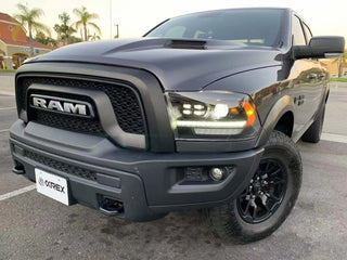 AlphaRex PRO Projector Headlights (Black): Dodge Ram 2009 - 2018 (880526 / 810003)