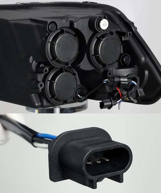 AlphaRex PRO Projector Headlights (Alpha-Black): Dodge Ram 2009 - 2018