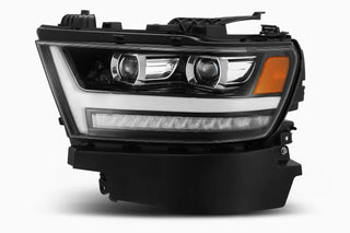 AlphaRex PRO Projector Headlights (Jet Black): Ram 1500 2019 - 2024