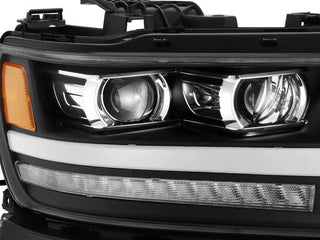 AlphaRex LUXX LED Projector Headlights (Jet Black): Ram 1500 2019 - 2024