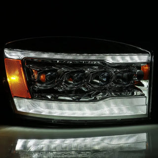 AlphaRex NOVA LED Projector Headlights (Chrome): Dodge Ram 1500 (06-08) & 2500/3500 (06-09)