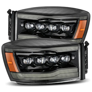 AlphaRex NOVA LED Projector Headlights (Alpha-Black): Dodge Ram 1500 (06-08) & 2500/3500 (06-09)