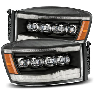 AlphaRex NOVA LED Projector Headlights (Black): Dodge Ram 1500 (06-08) & 2500/3500 (06-09)