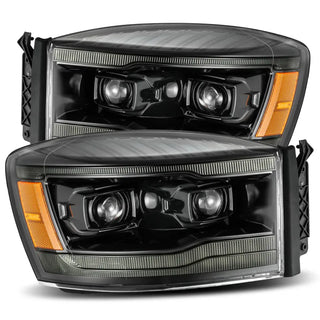 AlphaRex PRO Projector Headlights (Alpha-Black): Dodge Ram 1500 (06-08) & 2500/3500 (06-09)
