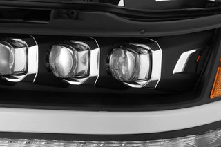 AlphaRex NOVA LED Projector Headlights (Black): Ram 1500 2019 - 2024