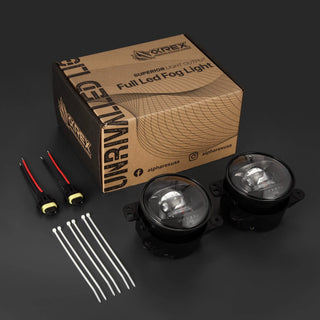 AlphaRex LED Projector Fog Lights (Dual Color): Jeep Wrangler (18-25) / Gladiator (20-25)