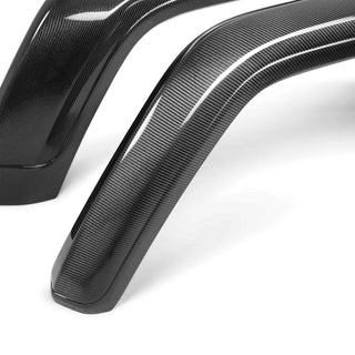Anderson Composites Carbon Fiber Rear Fender Flares (Pair): Jeep Gladiator 2020 - 2025 (All Models)