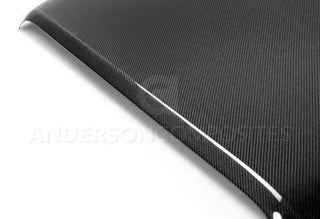 Anderson Composites OEM Carbon Fiber Hood: Jeep Wrangler JK 2007 - 2018