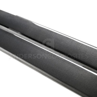 Anderson Composites Carbon Fiber Widebody Rocker Panels: Fits Dodge Challenger 2018-2023 Hellcat/Demon/Redeye Widebody
