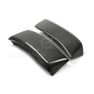 Anderson Composites Carbon Fiber Rear Fender Flare Extensions: Fits Dodge Challenger 2018-2023 Hellcat/Demon/Redeye Widebody