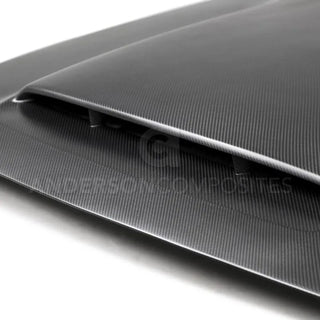Anderson Composites OEM Demon Carbon Fiber Hood (Dry): Dodge Challenger 2008 - 2023 (All Models)