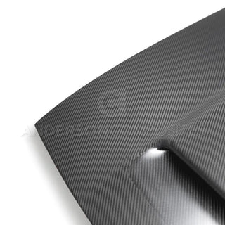 Anderson Composites OEM Demon Carbon Fiber Hood (Dry): Dodge Challenger 2008 - 2023 (All Models)