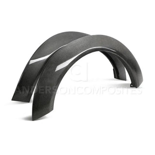 Anderson Composites Carbon Fiber Front Fender Flares (PAIR): Dodge Challenger (18-23)