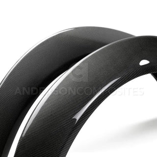 Anderson Composites Carbon Fiber Front Fender Flares (PAIR): Dodge Challenger (18-23)
