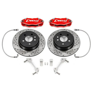 BMR 15" Front Brake Conversion Kit (Red Calipers): 300 / Challenger / Charger / Magnum 2005 - 2024