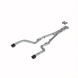 MBRP Race Profile Cat Back Exhaust (w/ Carbon Fiber Tips): Dodge Charger 5.7L / 6.4L (15-23)