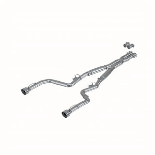 MBRP Cat Back Exhaust (Street Profile, Polished Tips): Dodge Charger 5.7L / 6.4L (15-23)