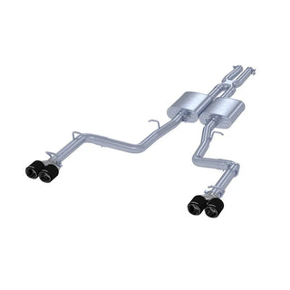MBRP Cat Back Exhaust System (Carbon Fiber Tips): Dodge Challenger 3.6L V6 2015 - 2023
