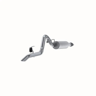 MBRP Cat Back Exhaust (Single Turndown): Jeep Wrangler TJ Unlimited 4.0L (97-06) - Aluminized