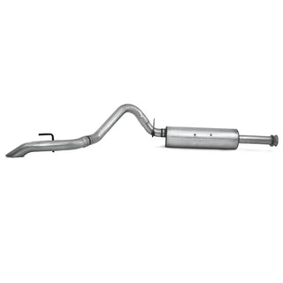 MBRP Cat Back Exhaust (Single Turndown): Jeep Wrangler TJ Unlimited 4.0L (97-06) - Aluminized