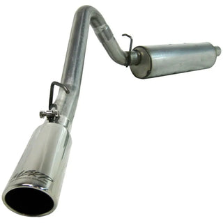 MBRP Cat Back Exhaust (Single Side Exit): Jeep Wrangler TJ (97-06) 2.5L & 4.0L w/ Hardware