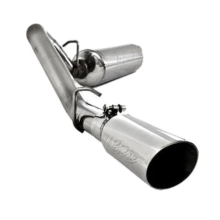 MBRP Cat Back Exhaust (Single Side Exit): Jeep Wrangler TJ (97-06) 2.5L & 4.0L w/ Hardware