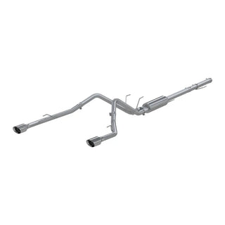 MBRP Cat Back Exhaust System (Dual Split Rear Exit): Dodge Ram 5.7L Hemi (09-10) & Ram 5.7L Hemi 1500 (11-18)