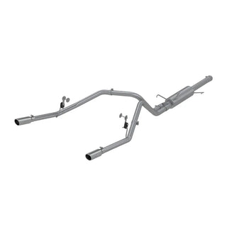 MBRP Cat Back Exhaust System (Dual Split Rear Exit): Dodge Ram 4.7L & 5.7L Hemi 1500 2003 (Regular or Quad Cab w/ Short Bed)