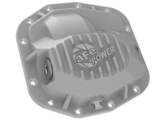 AFE Street Series Front Differential Cover (Raw w/Machined Fins): Jeep Wrangler JL 2018 - 2025 (w/ Dana M186)