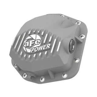 AFE Street Series Rear Differential Cover (Raw w/Machined Fins): Jeep Wrangler JL 2018 - 2025 (w/ Dana M200)