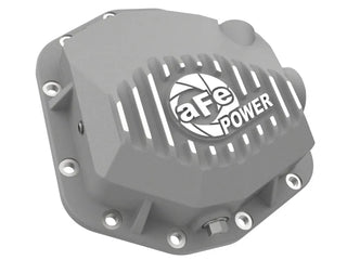 AFE Street Series Rear Differential Cover (Raw w/Machined Fins): Jeep Wrangler JL 2018 - 2025 (w/ Dana M200)