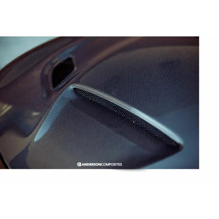Anderson Composites OE Hellcat Carbon Fiber Hood: Dodge Charger 2015 - 2023 (All Models)
