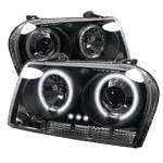 Spyder CCFL Dual Halo Projector Headlights (Black): Chrysler 300 2005 - 2008