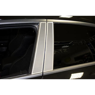 American Car Craft Brushed Stainless Door Pillar Trim: Dodge Charger 2011 - 2022