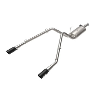 AFE Gemini XV Exhaust System (w/Black Tips): Ram 5.7L Hemi 1500 2009 - 2018