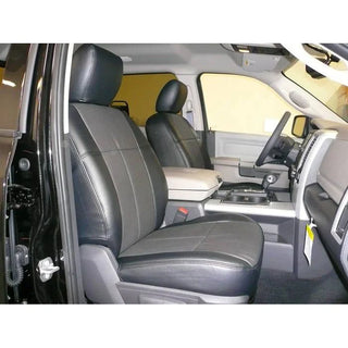 Clazzio Leather Seat Covers: Dodge Ram 2009 - 2010 (Crew Cab / Rear Bench)