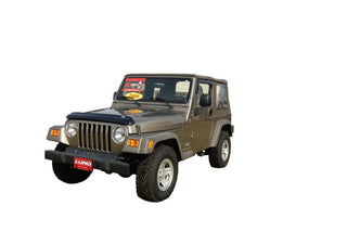 AVS Ventvisor Outside Mount Window Deflectors (2PC, Smoke): Jeep Wrangler TJ 1997 - 2006