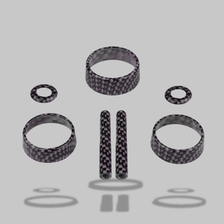 American Brother Designs Interior Knob Kit (Carbon Fiber): Dodge Charger 2015 - 2023