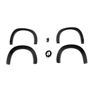 AVS Smooth Fender Flares (4PC, Black): Dodge Challenger 2008 - 2023