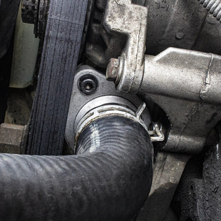 CFR Performance Aluminum Mopar Hemi Gen 3 Straight Water Neck Thermostat Housing (Black): Fits most Hemi Models