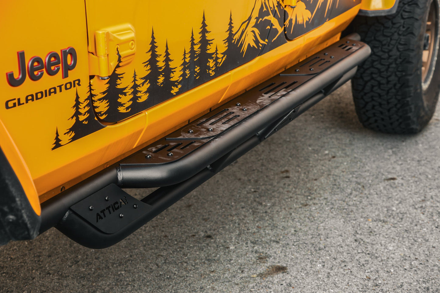 Attica 4x4 Terra Series Side Steps: Jeep Gladiator 2020-2024