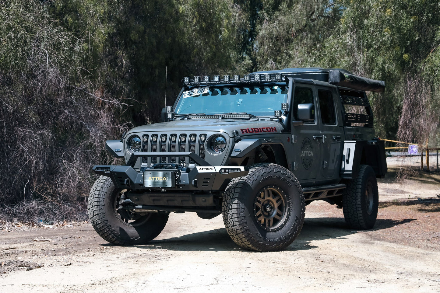 Attica 4x4 Frontier Series Front Bumper: Jeep Gladiator 2020-2024