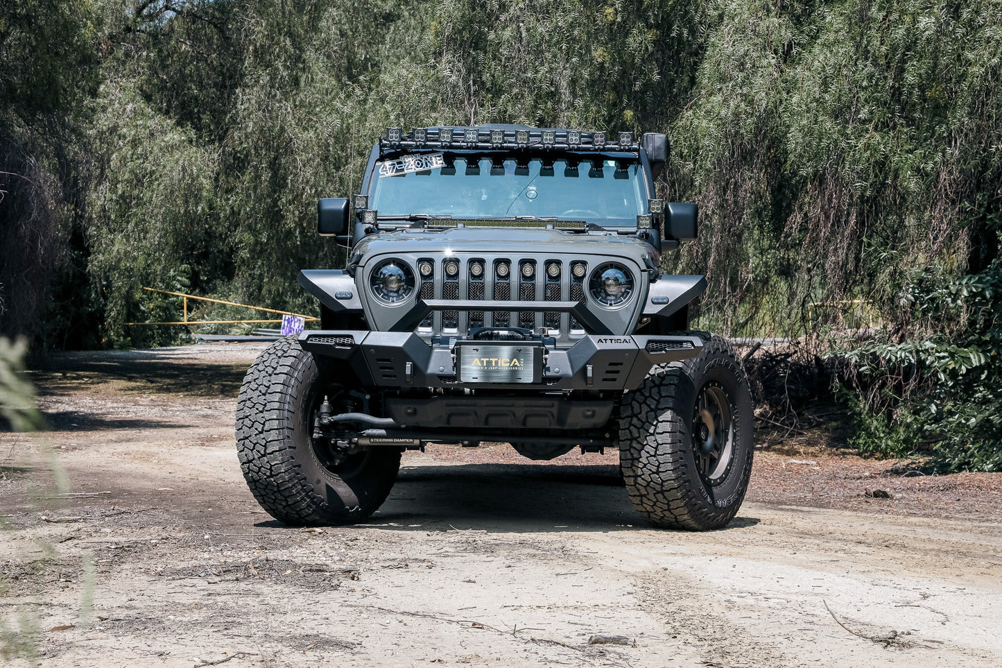 Attica 4x4 Frontier Series Front Bumper: Jeep Gladiator 2020-2024