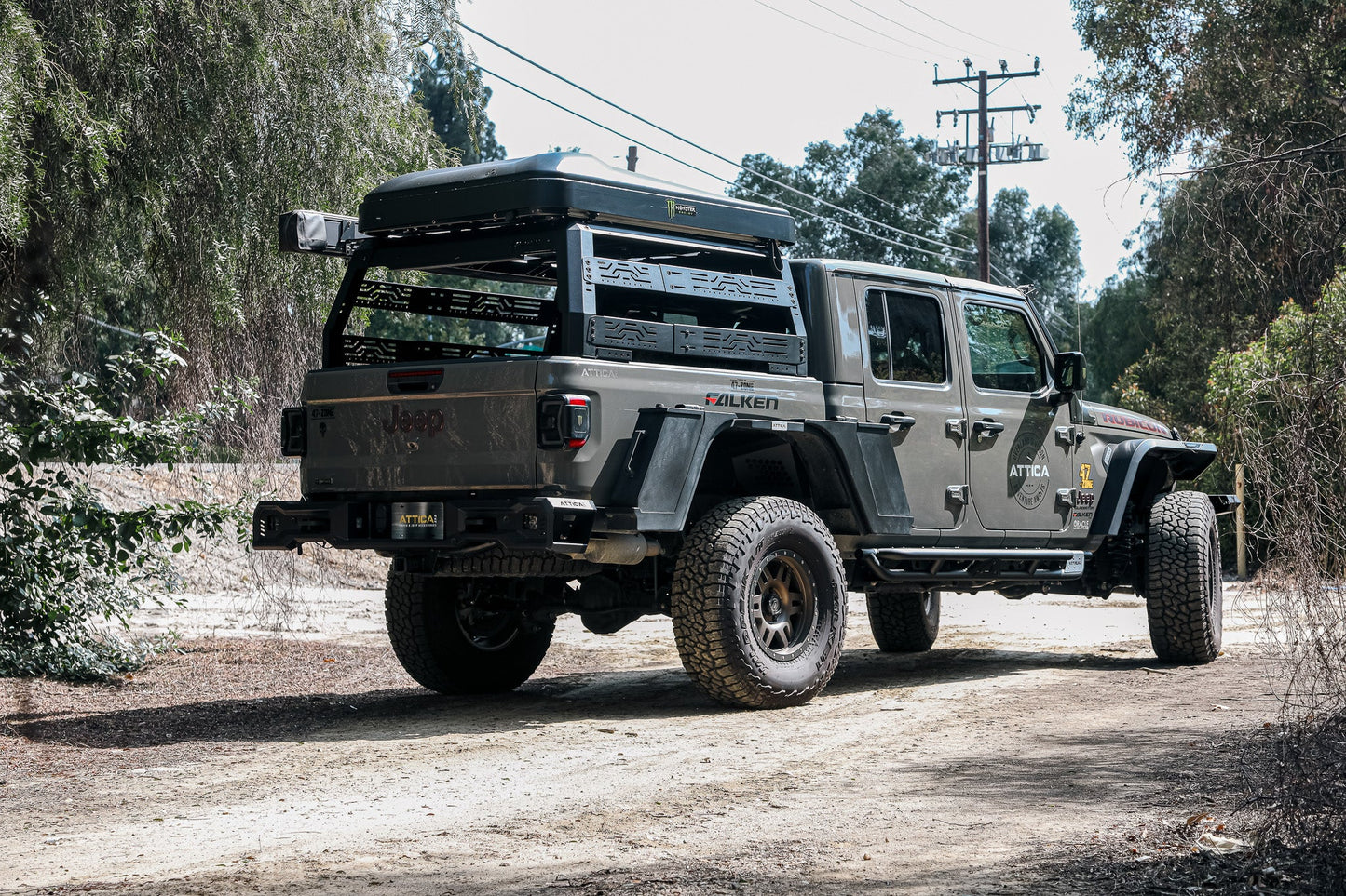 Attica 4x4 Frontier Series Overland Bed Rack: Jeep Gladiator 2020-2024