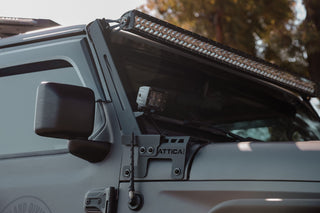 Attica 4x4 Frontier Series Light Mount Brackets: Jeep Gladiator 2020-2024