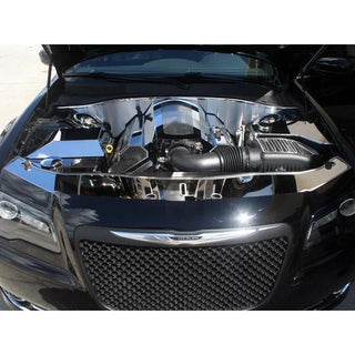 American Car Craft Polished Front Header Plate: Chrysler 300 2011 - 2024
