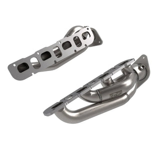 AFE Shorty Headers (Raw Finish): Jeep Wrangler Rubicon 6.4L 392 2021 - 2025