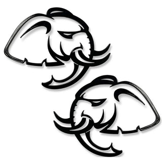 American Brother Designs HELLEPHANT Cutout Exterior Badge: Dodge Challenger / Charger 2015 - 2023